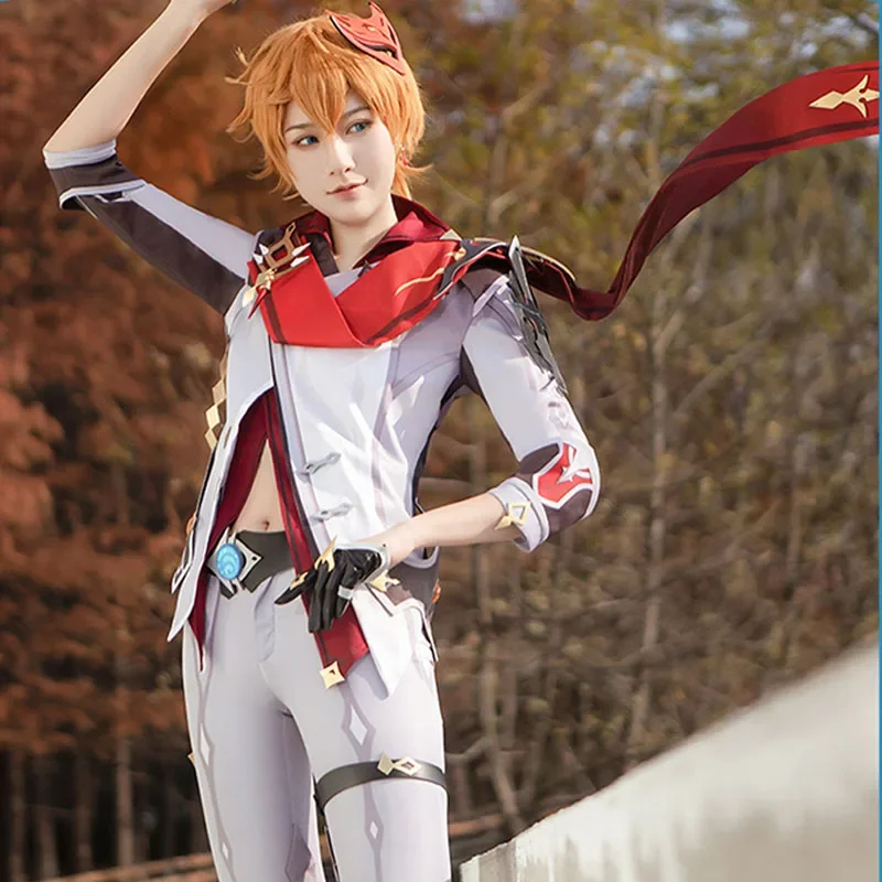 Party Games Youtube - Costume de cosplay complet Tartaglia Childe