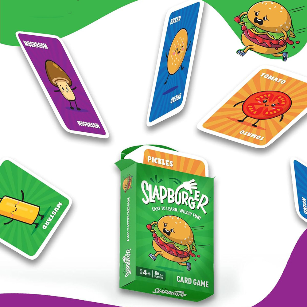 Play Friends Party Games - Jeu de cartes Slapburger - Jeu