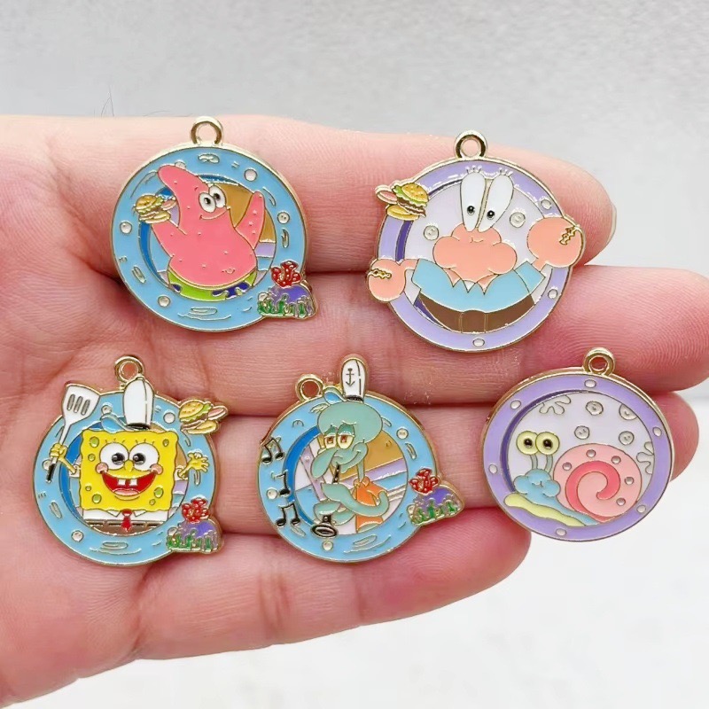 Party Games Birthday - 10 pendentifs en alliage en forme