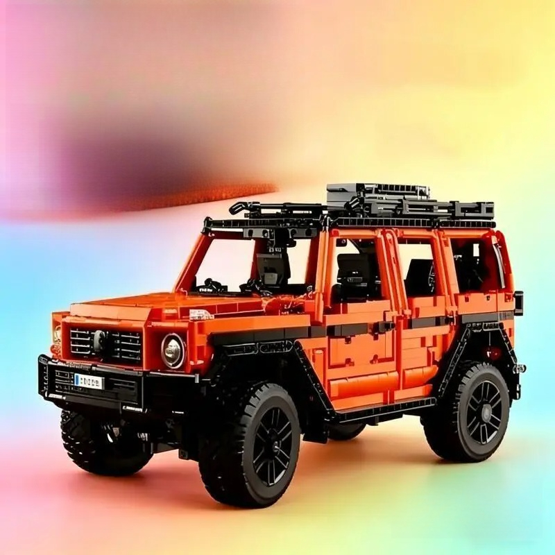 Party Games Birthday - Le véhicule tout-terrain orange G500 convient