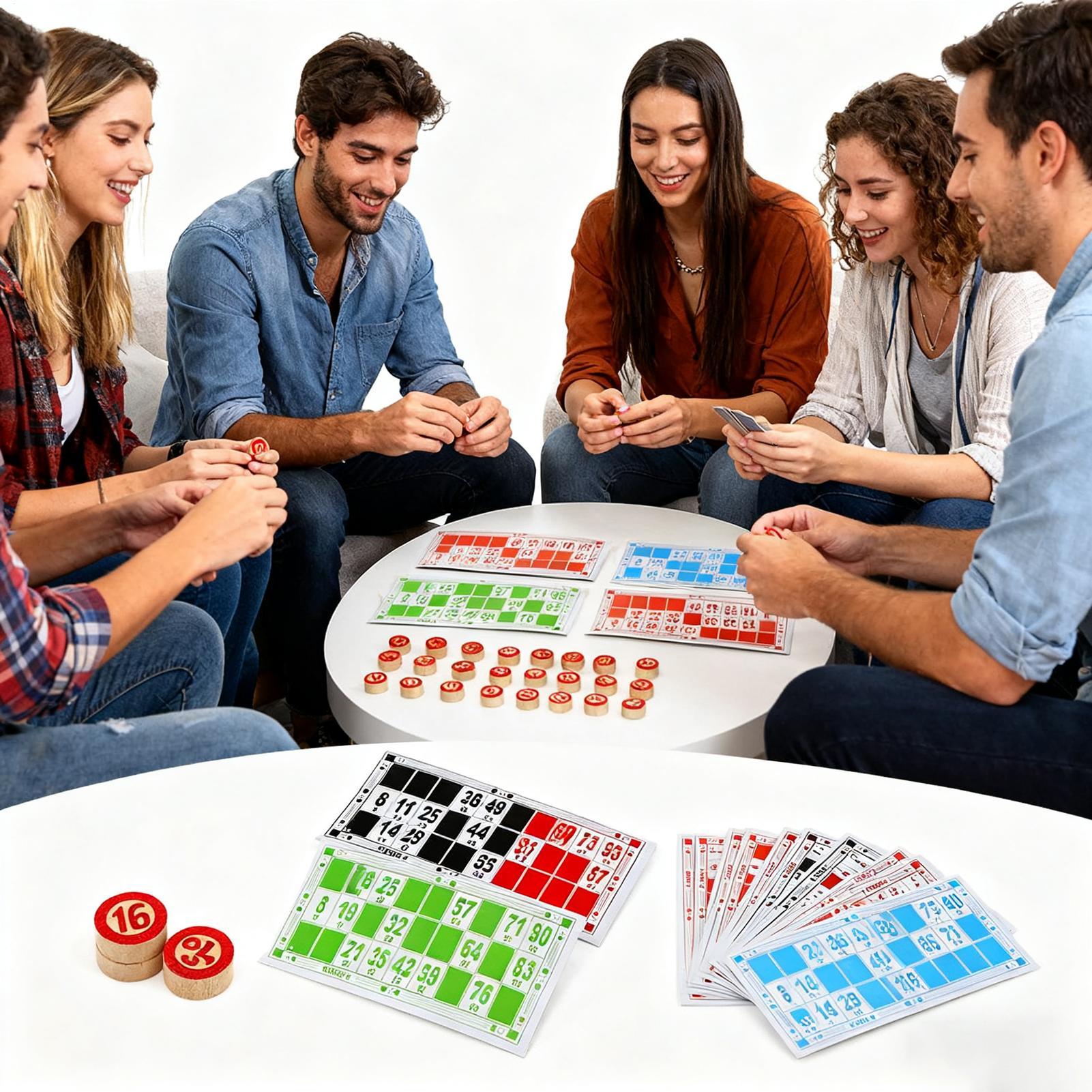 Ensemble de Bingo en bois Vint - Play Friends Party Games avis et prix