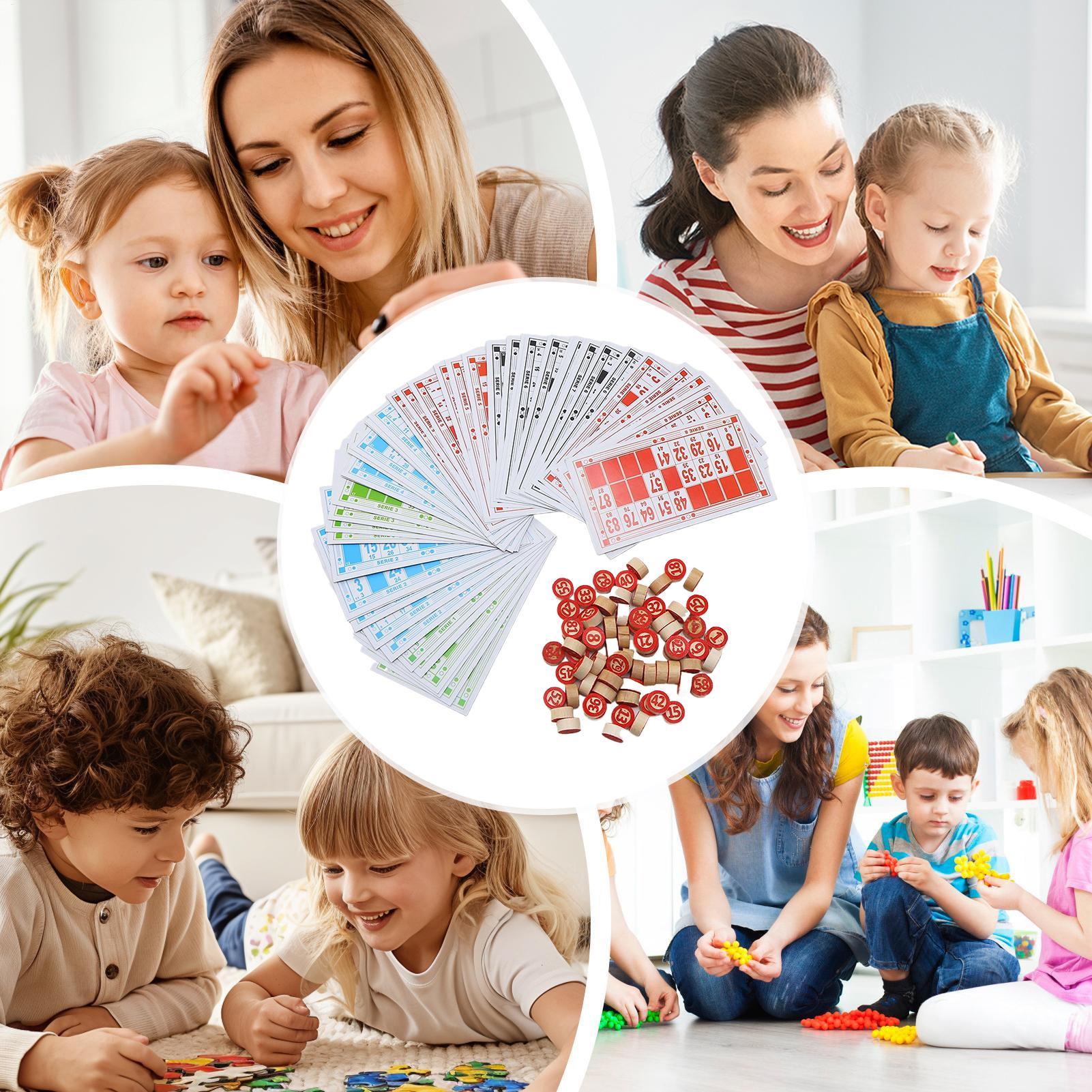 Jeu de Bingo en bois, jouets é - Play Friends Party Games avis et prix